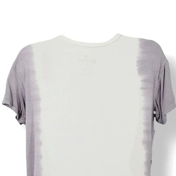 NEW American Eagle Soft & Sexy Ombre Tie Dye Top with Side Cut Outs Size XS - Picture 4 of 12